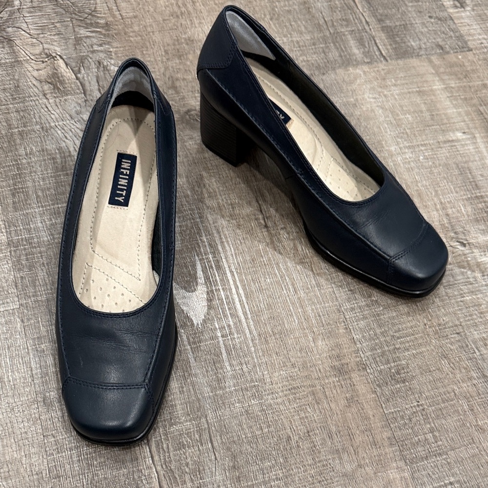 Infinity  Dark Blue Women's Heels